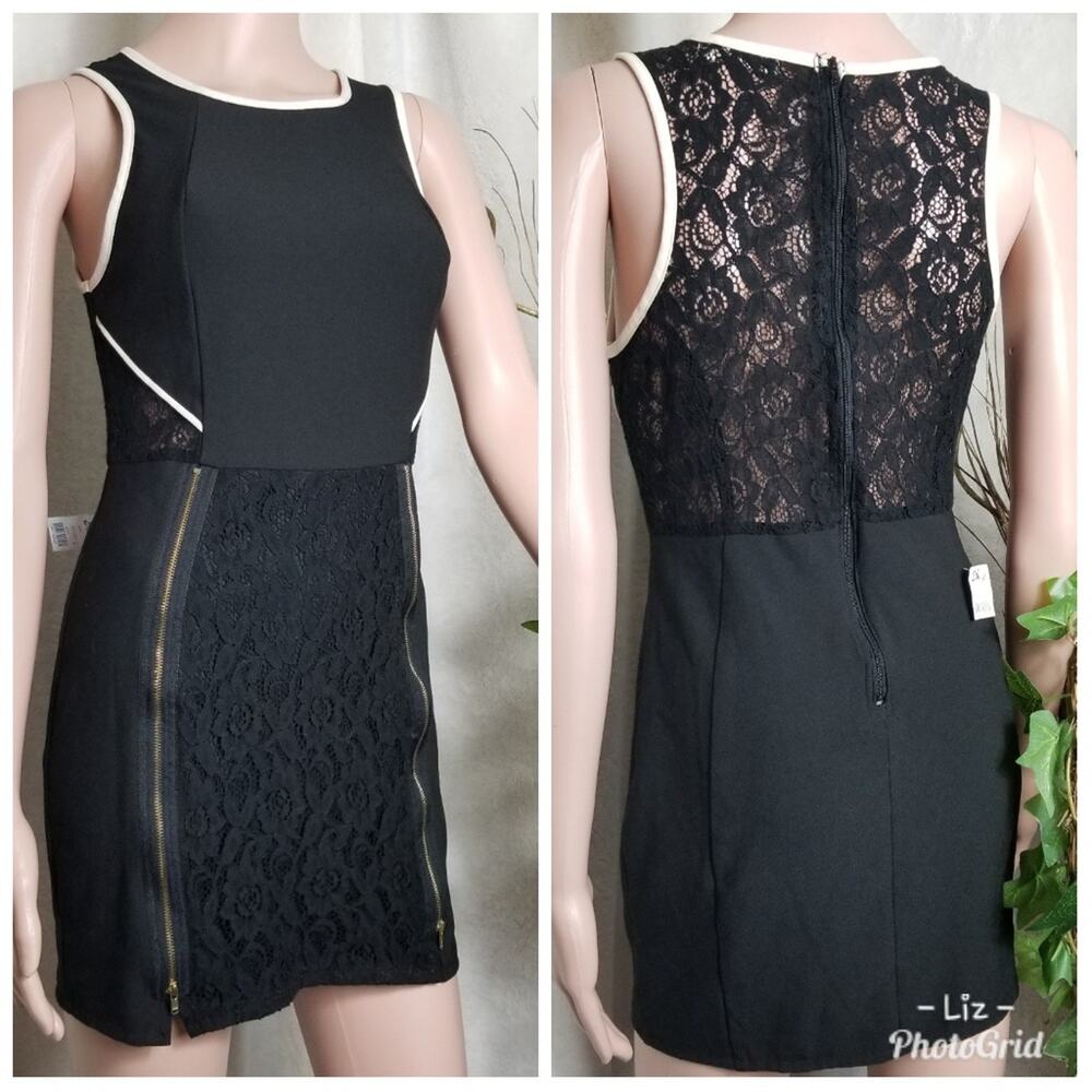 NWT Lauren & Claire | Lace Bodycon Black Whimsigoth LBD Dress